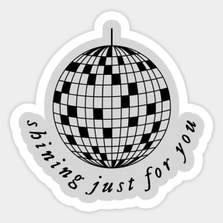 Mirrorball Sticker